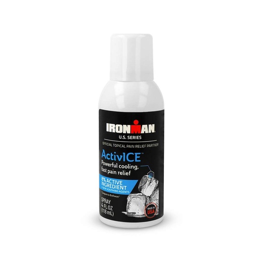 [BRSW2YYOOIIROHLK] Curad IRONMAN ActivICE Cooling Spray, Topical Pain Relief for Arthritis, Joint, Muscle, Back & Body Aches & Pain, 4 oz (1 count)