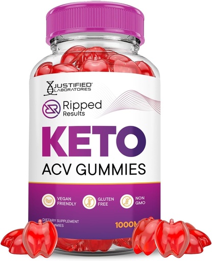 [BRSRAZYLBUCWGETU] Justified Laboratories Ripped Results Keto ACV Gummies Advanced Formula 1000MG Ripped Results Keto Gummies Apfelessig mit Granatapfelfettsaft Pulver B12 Vegan Non GMO 60 Gummys