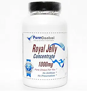 [BRSWKZI7A4DQCFLI] Royal Jelly Concentrate 1000mg // 100 Capsules // Pure // by PureControl Supplements