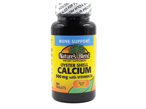 [BRSWIZQCCQAGC3LA] Oyster Shell Calcium with D3 100 Tabs