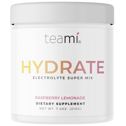 [BRSW2FAPOYNGYEYZ] Teami Electrolytes Powder - Hydration Calcium, Magnesium, Chloride & Potassium Supplement 45 servings, Hydrate Electrolyte Powder Mix with Vitamins & Minerals - Energy Ketones Drink, Keto Electrolytes