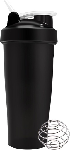 [BRSRAYIRAEJWEYLK] Protein Shaker Bottle for Gym - Pre Workout Protein Drink Shaker Cup 20 Fl oz, Dishwasher Safe, BPA & Phthalate free Shaker Bottle Blender, Gym Shaker for Protein Shake - Black or White (Random Color)