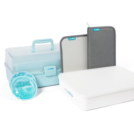 [BRSW2CAZDMIAMFDG] The Essential IVF Support Kit from MyVitro | Great IVF Gift | 6 Products that are IVF Must Haves | White Color