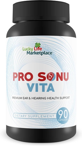 [BRSROZD6BMGQKH3P] Pro Sonu Vita - Natural Ear Support Supplement - Främja förbättrad Auditory Function & Hearing med vitaminer, mineraler, antioxidanter och växtbaserade extrakt - Aid Inner Ear & Middle Ear Health