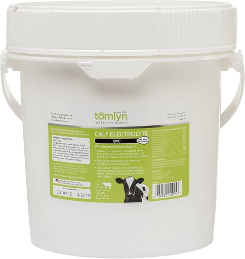 [BRSWKGIFBYAQGCL2] Tomlyn Epic Calf Electrolyte Supplement, 5 Lb