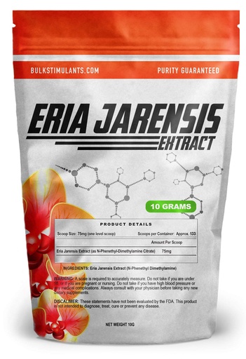 [BRSWGYI3CMHBGADU] ERIA JARENSIS Extract - Bulk Powder 10 Grams 133 Servings - New Pea Supplement ✮ New Stimulant and NOOTROPIC ✮ Increase Focus Energy Cognitive Performance - Scoop Included