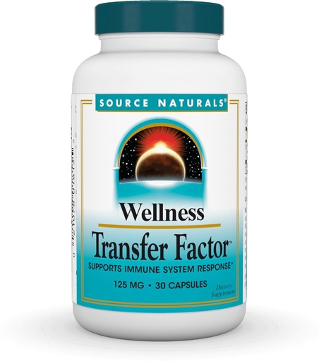 [BRSWIYT3DEAWYDLC] Source Naturals Wellness Transfer Factor, Supports Immune System Response* 125mg - 30 Capsules