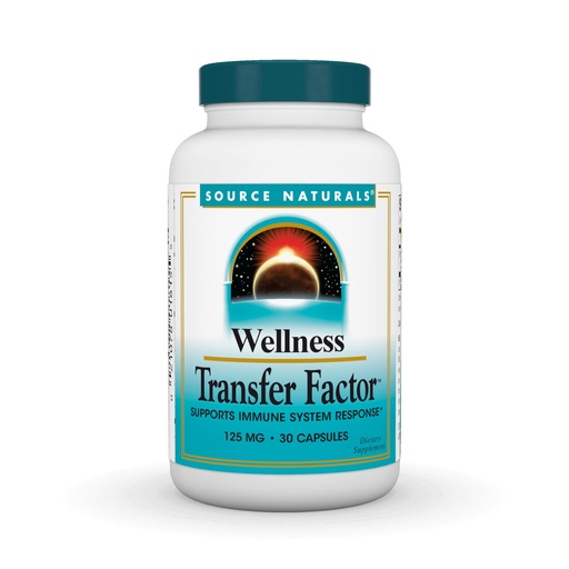 [BRSWIYT3DEAWYDLC] Source Naturals Wellness Transfer Factor, Supports Immune System Response* 125mg - 30 Capsules