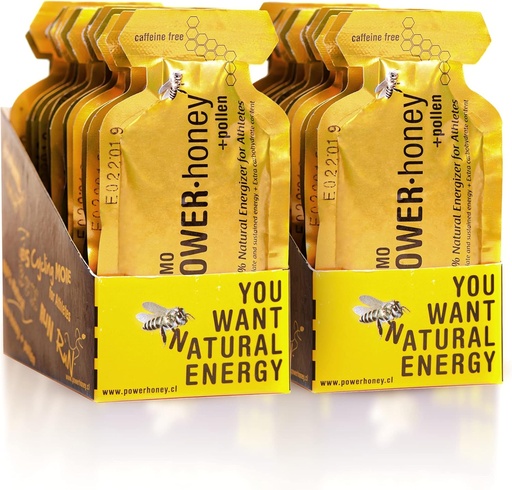 [BRSW2ZLQCACG2HY4] Power Honey Classic Energy Gel | 24 Units per Packs of 1.3 Oz | Caffeine Free