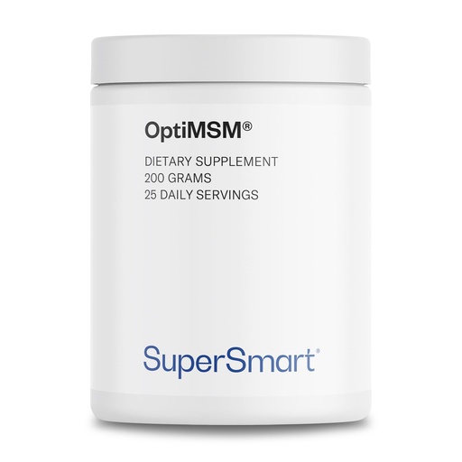 [BRSWIHQZBECRQEYZ] Supersmart - OptiMSM (Methyl-Sulfonyl-Methane) - Patented High Purity Formula | Non-GMO & Gluten Free - 200 g
