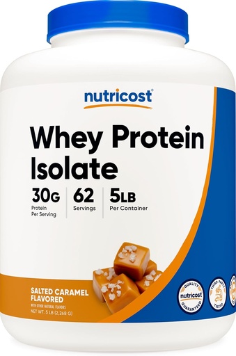 [BRSWGCQTB4JWEC33] Nutricot Whey Protein cô lập (Salted Caramel, 5LBS)