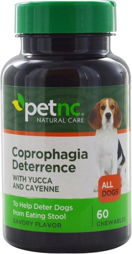 [BRSWIGY6OICQMFYV] PetNC Natural Care Stool Eating Deterrent Chewables for Dogs, 60 Count