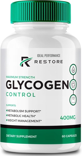 [BRSRAFIECIFAIA37] Berrezarri Glycogen kontrol-kapsulak, RestoreGlycogen Formulako pilula natural guztiak, RestoreGlycogen Control Pills - Gehienezko indarra, RestoreGlycogenControl kapsulak Formula Ofizialen berrikuspenak (60 kapsula)