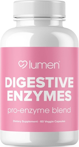 [BRSWG2QQAV5RSCQ7] Lumen Naturals Digestive Enzymes Probiotics and Prebiotics - Powerful Enzymes for Digestion - Bloating Relief for Women - Gut Health Supplement (60 Count (Pack of 1)