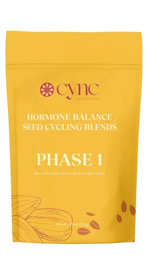 [BRSRAZYYC4MAKEQ3] Organic Seed Cycling Kit | PMS PCOS and Endometriosis Relief | Cycle syncing kit Soothe Cramps, Hormonal Acne, Mood Swings and General PMS | PMDD Support | 100% Plant Based | Progesterone Support