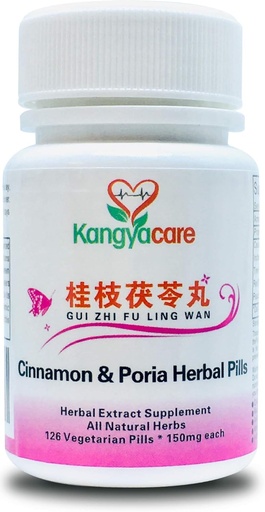 [BRSWGFA5CAGRSG3H] GUI Zhi Fu Ling Wan 桂枝茯苓丸- Cinnamon & Poria Pills - Natural Cycle Relief - Help Menstrual Cramps, Bloating, Period discomfort - Promote Women's Health - All Natural - 126 Ct (1 Bottle)