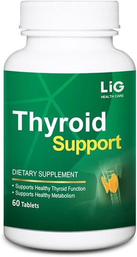 [BRSWG2QECEGWGFYZ] LIG Thyroid Support-Natural Supplement for Goiter " Hashimoto's Thyroiditis-Balance Hormone Levels-Maintain Thyroid Gland Function