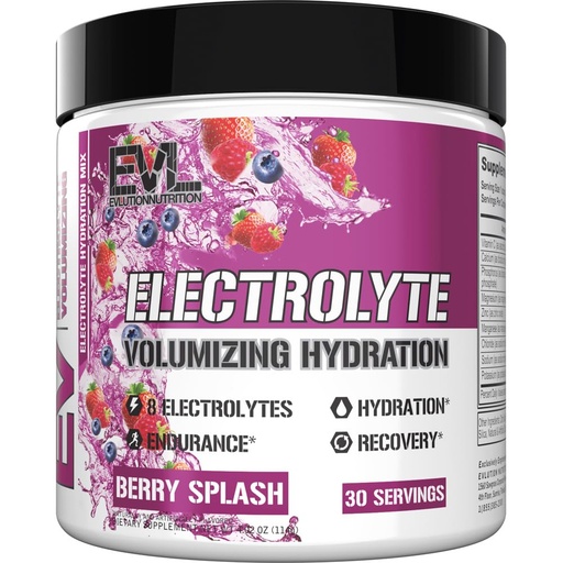 [BRSROEITOB5WA3YZ] Ultimate Electrolytes Powder Hydration Drink - Quick Replenishing Hydration Powder Drink Mix with 8 Key Electrolytes and Antioxidants - Vegan Gluten Free Keto Friendly Blend (Berry Splash)