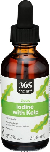 [BRSWGZQBOR7A2C32] 365 von Whole Foods Market, Liquid Iodine mit Kelp, 2 OZ