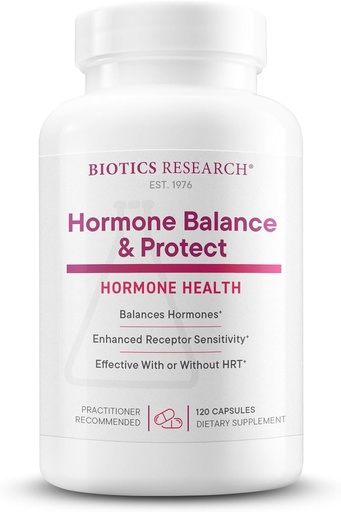 [BRSWIHIIC55GIFQ5] Biotics Cercetare Hormone Echilibru şi Protecţie - Formulat de Dr. Lindsey Devaki Berkson, Hormone Expert. PABA, Milk Thistle, Broccoli Seed Extract 120 Capsule