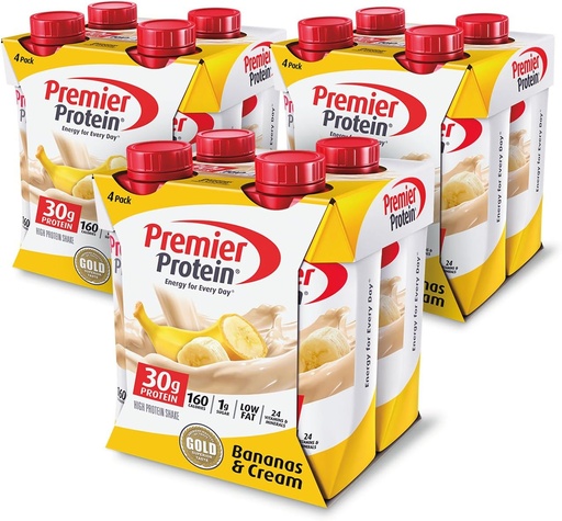 [BRSWKHQHCJ5QACLE] Premier Protein 30g Protein Shake, Banana, 12 greve