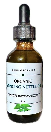 [BRSROALRPJ6RU332] Organic Stinging Nettle Oil | 2 oz | Powerful natural haircare oil | Strengthening Hair Care for All Hair Types | Leaves Hair Silky and Shiny