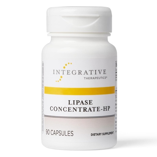 [BRSWIYLZBVYRS3DC] Integrative Therapeutics Lipase Concentrate-HP - Digestive Enzyme Supplement for the Digestion of Fats* - Nutrient Absorption & GI Tract Health Support* - Dairy-Free & Vegan - 90 Count (45 Servings)