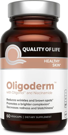 [BRSRMHAFBACWKEI3] Kwaliteit van leven Olidoderm, Premium Skin Support Supplement met Oligonol en Niacinamide - 60 capsules