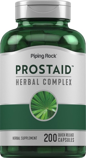 [BRSWYAAZAECQA3DV] Piping Rock Prostata Ergänzung für Männer | 200 Kapseln | ProstAid Kräuter-Komplex Extrakt mit Sägen Palmetto, Pygeum, Stinging Nettle | Non-GMO, Gluten kostenlos