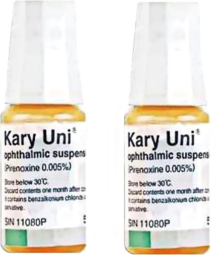 [BRSROAYKCAIGKDTX] Kary Uni X2 Pcs 10 Ml Best Pet Eye Drop Cataracts Treat Eye Infection Inflammation Safe & Gentle Formula - All Animals Dog Cats Pet Eye Care