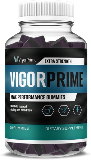 [BRSRABATB4MWC3AV] Vigor Prime Performance Gummies Prime Vigor XL Gummy Supplement, Vigor Prime XL Maximum Strength Advanced Shilajit Irish Sea Moss Fenugreek Gummies Overall Energy & Vitality Support (1 Month Supply)