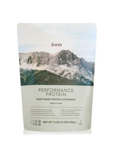 [BRSWYHQFPIIREA3H] Form Performance Protein - Vegan Protein Powder - 30g of Plant Based Protein per Serving, with BCAAs and Digestive Enzymes. Perfect Post Workout. Tastes Great with Just Water! (Vanilla)