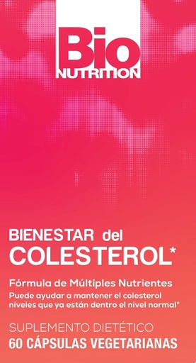 [BRSWIZYQCEOAMEDC] Bio Nutrition Chlolesterol Wellness 60 Vegetariska kapslar