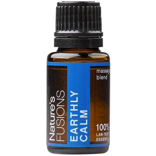 [BRSWIGYHOYBRCGTU] Nature's Fusions Earthly Calm, 100% Pure and Natural Essential Oil Blend for Aromatherapy and Topical Use, .5 Fl Oz (Pack of 1) (15 mL)