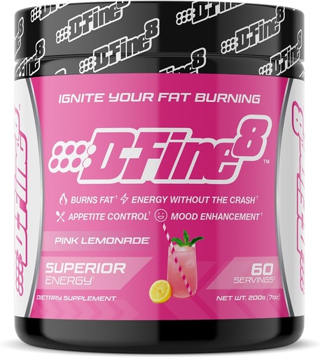 [BRSROGAOC4BAO3TU] Thermogenic Pre-Workout Energy Powder &amp; Shredding Supplement, Boost Energy Mood & Focus, Sugar Free, Contains Senactiv, Endurance, 300mg Caffeine, N-Acetyl-L-Tyrosine (Pink Lemonade)