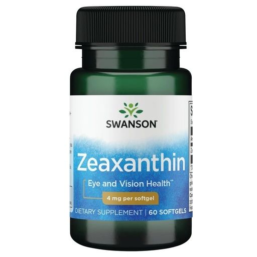 [BRSWIY36BR5AKFD2] Swanson Zeaxanthin 4 Milligrams 60 Sgels