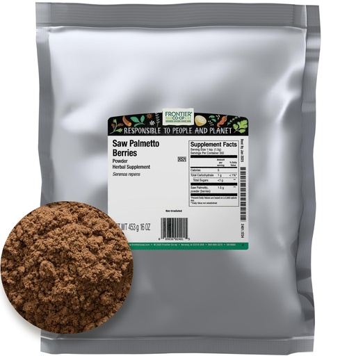 [BRSWIHYPCQJR4AD6] Frontier Bulk Saw Palmetto Berries Powder, 1 Pound