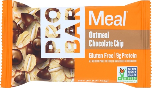[BRSWG2QCOUHGYFYV] ProBar Meal Oatmeal Bar Choco Chip, 3 oz