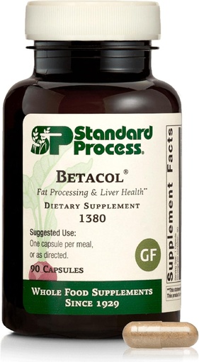 [BRSWGZT4OUFWKHQ4] Betacol de proceso estándar - Asistencia Función del hígado " Producción de bilis - Suplemento de salud del hígado con niacina " Vitamina B6 - Sin gluten, sin aire " No soy - 90 cápsulas
