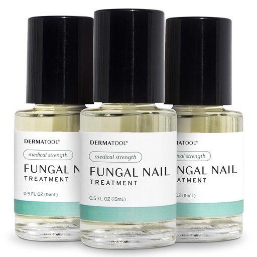 [BRSROBABCMMGO3TO] Toenail Svampebehandling Ekstra styrke Antifungal Solution og Nail Svampebehandling for Toenail - Reparationer Svampeskadet, gul, tyk, misfarvede negle - Fingernegle - pakke med 3