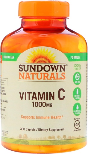 [BRSWIYY5CACBWDD4] Sundown Vitamin C, 1000 Mg, High Potency, 300 Count Bottles