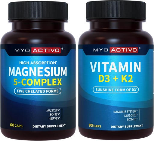 [BRSRA2QDAAARMFA7] 5-in-1 Magnesium Complex and Vitamin D3 K2