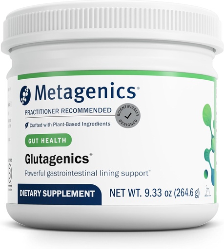 [BRSWIZYZOMPRC3TE] Glutagenics metagénicas - L-Glutamina con Licorice deglycyrrhizinated (DGL) & Aloe Vera - Apoya Gut Health, Función Digestiva & Immune System - Non-GMO, Gluten-Free Powder Supplement - 60 Servings