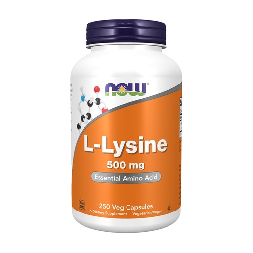 [BRSWIFICPIDBG2LG] NOW Foods L-Lysine 500 Milligrams, 250 Tablets