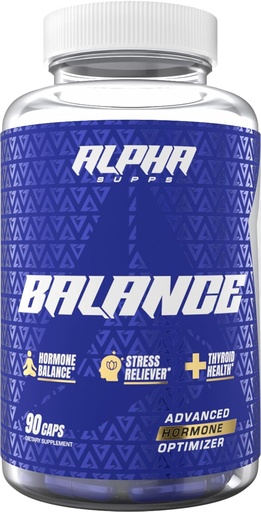 [BRSRMYIFARYAODL5] Alpha Supports - Alpha Balance 124; Hormonális és Egészséges stressz szint Támogatás 124; Inositollal és Ashwagandhával