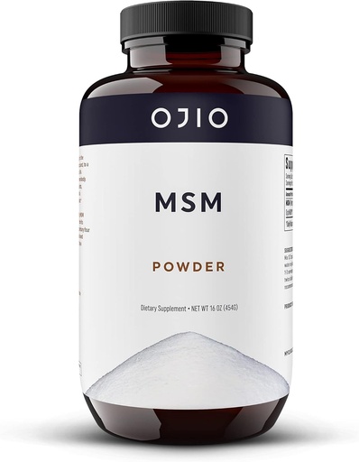 [BRSWKFYCOADGAHI3] Pure OptiMSM MSM Powder - MSM dodatek - Joint, Skin, Hair, Nails - Kosher, Vegan, gluten Free, Non- GMO, No Pesticides or Herbicides - 16 oz (Balení po 1)