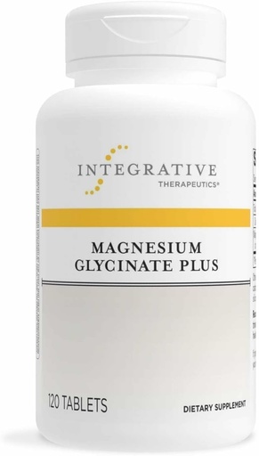 [BRSWIYAFAIDQGDTG] Integrative Therapeutics Magnesium Glycinate Plus - 성인을 위한 두뇌 기능 지원 보충교재* - 지원 심장과 근육 기능* - 낙농장 자유로운 & 글루텐 자유로운 - 120 조사 (60의 서빙)