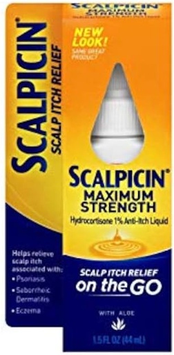 [BRSWIGIGAEJQMA36] Scalpicin Scalp Itch Relief, 1.5 fl Oz. Maximum Strength