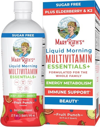 [BRSWGBAHC4OQYH35] MaryRuth Organics Liquid Morning Multivitamine Essentials+ 