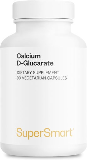 [BRSWKFL4AENAGEDI] Supersmart - Calcio D-Glucarate 1500 mg Por día - Antioxidante " Suplemento de detox " No Gluten Libre - 90 cápsulas vegetarianas